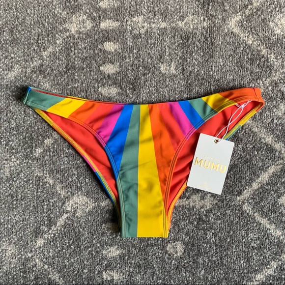 NWT Show Me Your Mumu Cozumel High Side Bikini Bottom - Picture 6 of 9